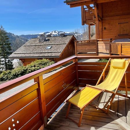 Cosymontagne - Le Chalet - 3Ch - 8 Pers- Terrasse Sud, Magnifique Vue La Clusaz Luaran gambar