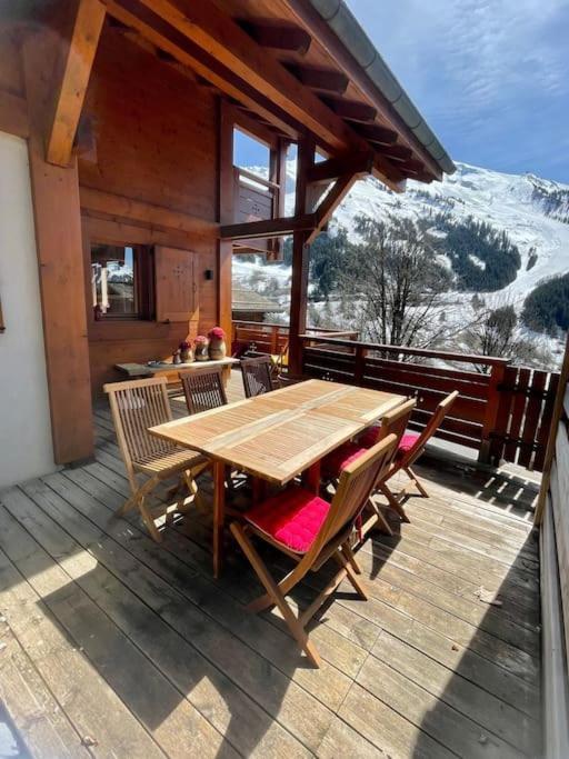 Cosymontagne - Le Chalet - 3Ch - 8 Pers- Terrasse Sud, Magnifique Vue La Clusaz Luaran gambar