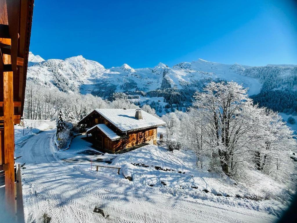 Cosymontagne - Le Chalet - 3Ch - 8 Pers- Terrasse Sud, Magnifique Vue La Clusaz Luaran gambar