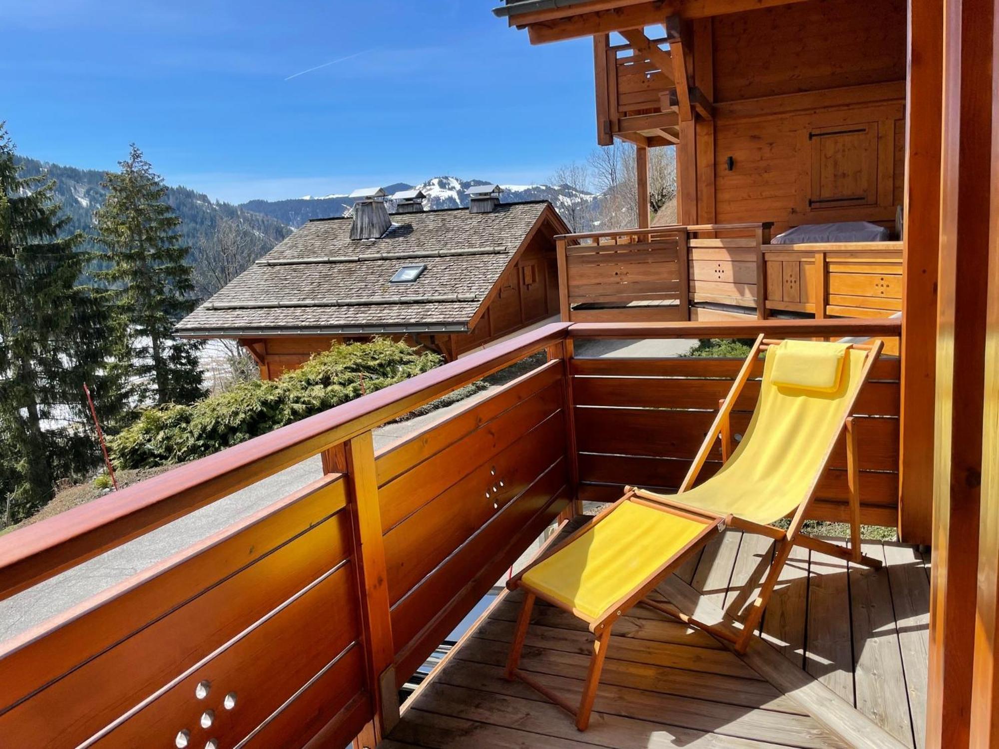 Cosymontagne - Le Chalet - 3Ch - 8 Pers- Terrasse Sud, Magnifique Vue La Clusaz Luaran gambar