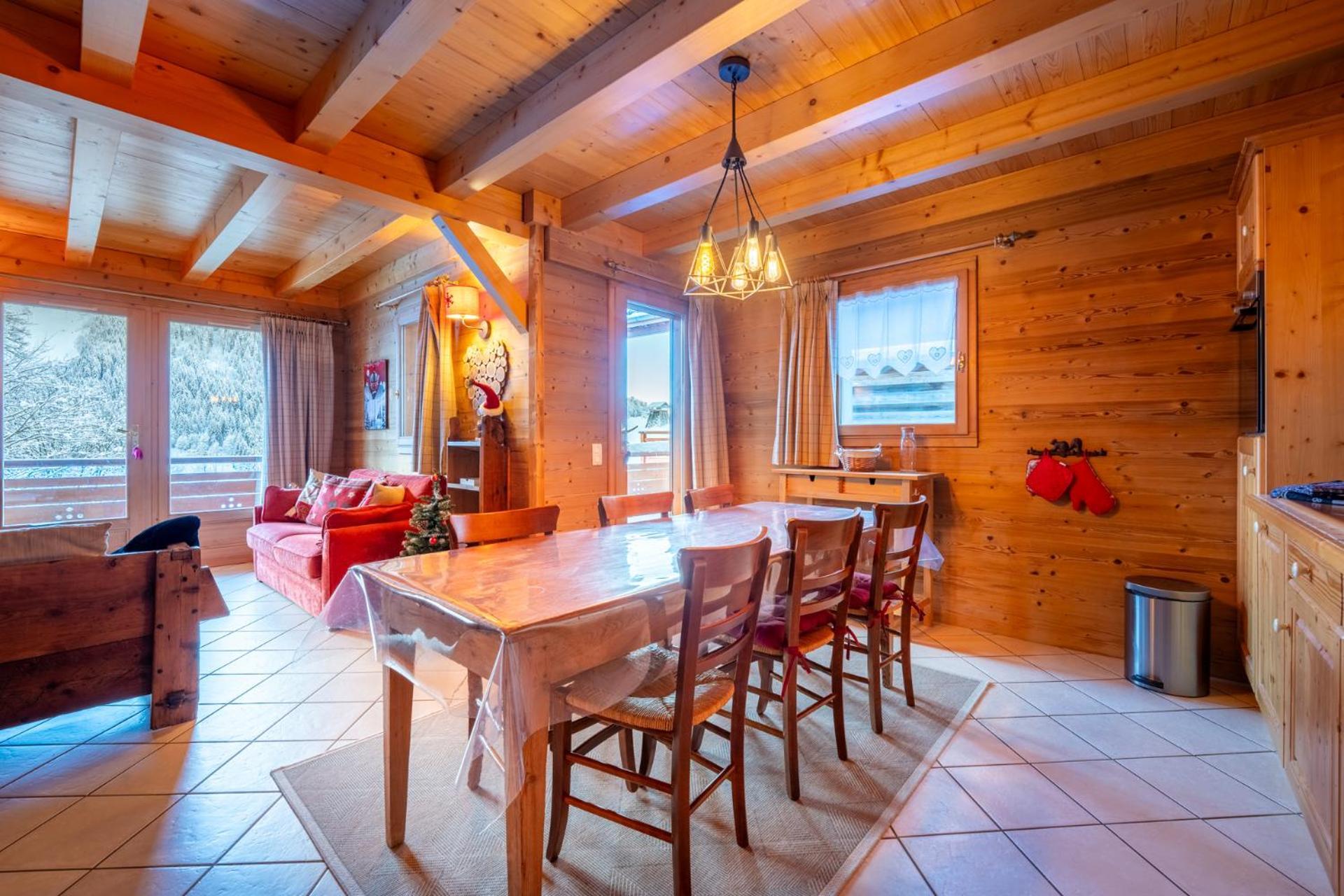 Cosymontagne - Le Chalet - 3Ch - 8 Pers- Terrasse Sud, Magnifique Vue La Clusaz Luaran gambar